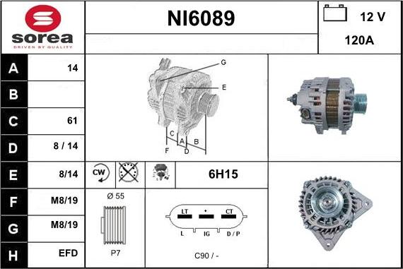 Sera NI6089 - Alternatore autozon.pro