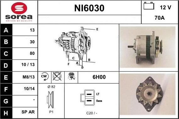 Sera NI6030 - Alternatore autozon.pro