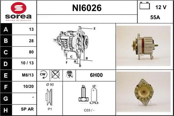 Sera NI6026 - Alternatore autozon.pro