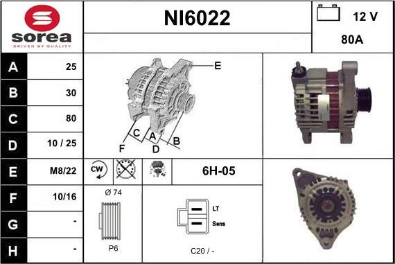 Sera NI6022 - Alternatore autozon.pro