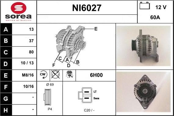 Sera NI6027 - Alternatore autozon.pro