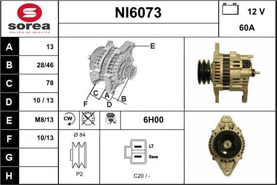 Sera NI6073 - Alternatore autozon.pro