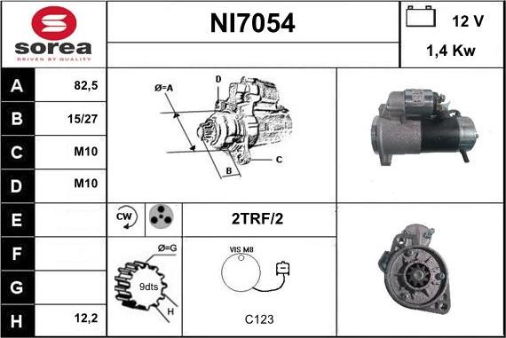 Sera NI7054 - Motorino d'avviamento autozon.pro