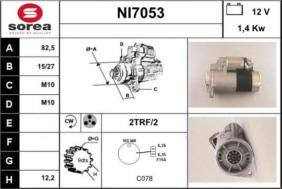 Sera NI7053 - Motorino d'avviamento autozon.pro