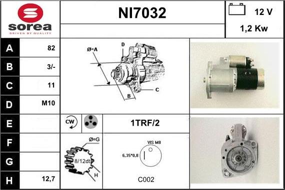 Sera NI7032 - Motorino d'avviamento autozon.pro