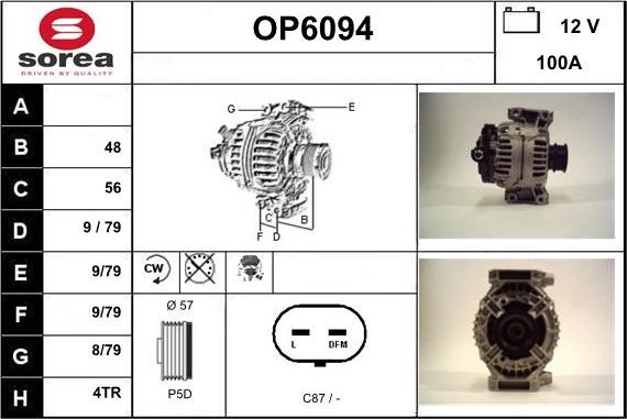 Sera OP6094 - Alternatore autozon.pro