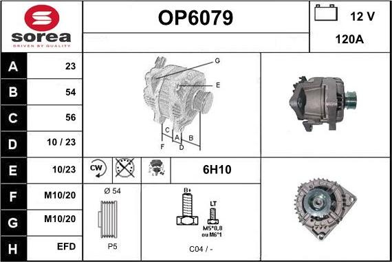 Sera OP6079 - Alternatore autozon.pro