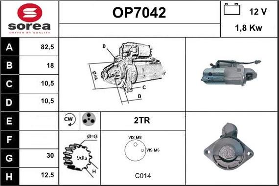 Sera OP7042 - Motorino d'avviamento autozon.pro