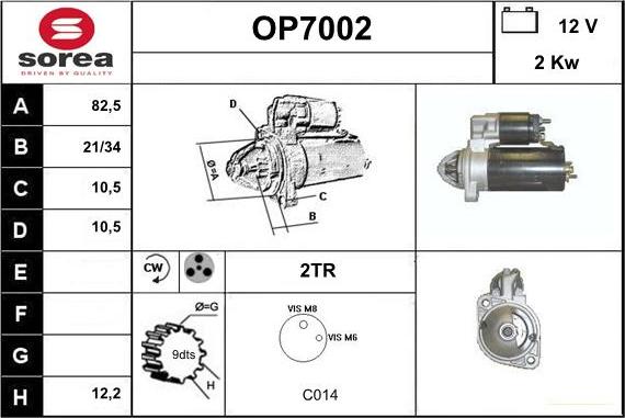 Sera OP7002 - Motorino d'avviamento autozon.pro