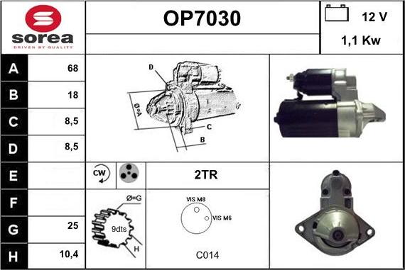 Sera OP7030 - Motorino d'avviamento autozon.pro