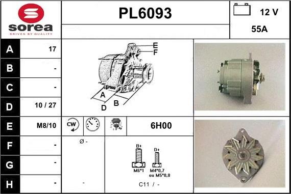 Sera PL6093 - Alternatore autozon.pro