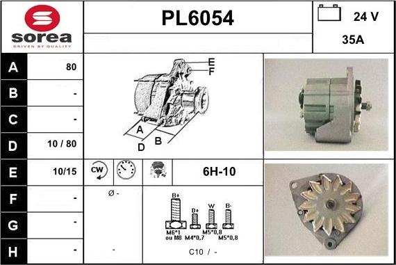 Sera PL6054 - Alternatore autozon.pro