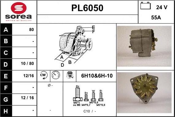 Sera PL6050 - Alternatore autozon.pro