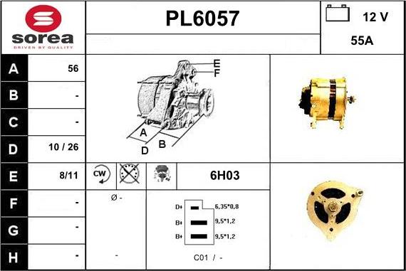 Sera PL6057 - Alternatore autozon.pro