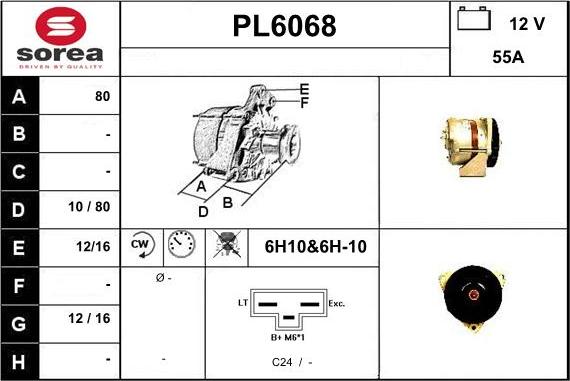 Sera PL6068 - Alternatore autozon.pro