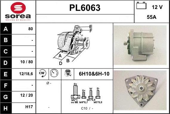 Sera PL6063 - Alternatore autozon.pro