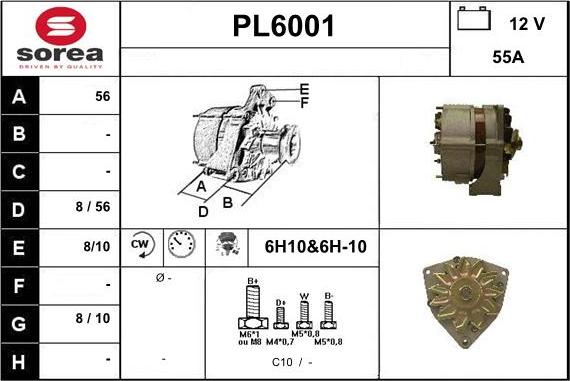 Sera PL6001 - Alternatore autozon.pro