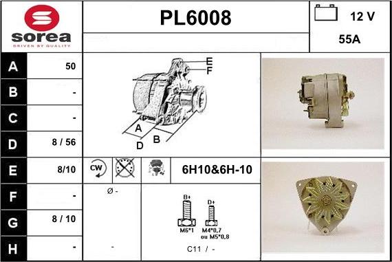 Sera PL6008 - Alternatore autozon.pro