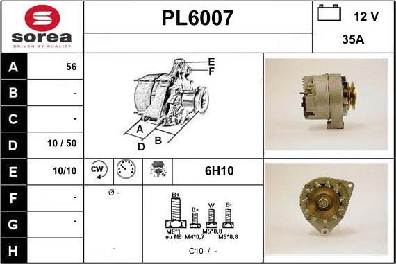 Sera PL6007 - Alternatore autozon.pro