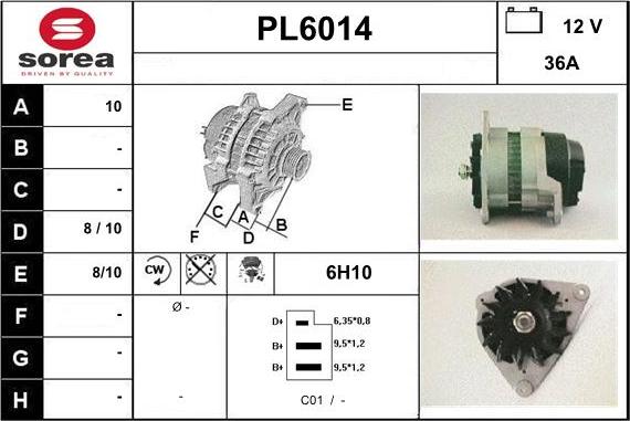 Sera PL6014 - Alternatore autozon.pro