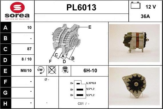 Sera PL6013 - Alternatore autozon.pro