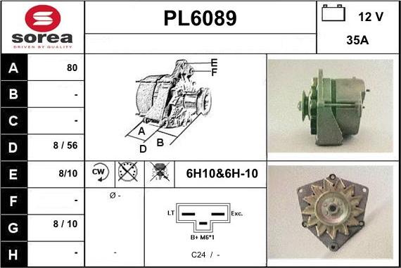 Sera PL6089 - Alternatore autozon.pro