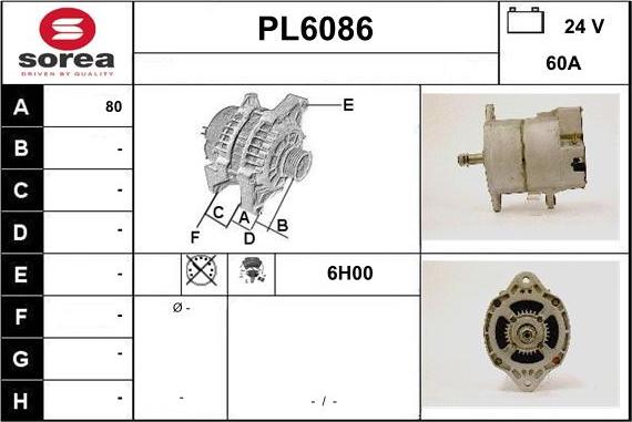 Sera PL6086 - Alternatore autozon.pro