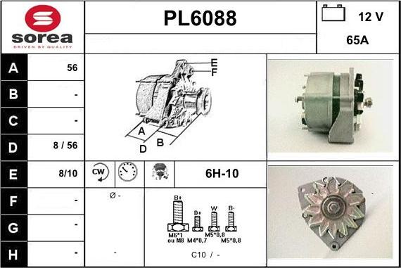 Sera PL6088 - Alternatore autozon.pro