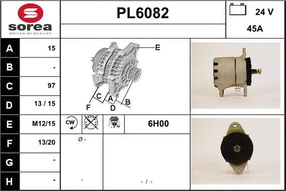 Sera PL6082 - Alternatore autozon.pro