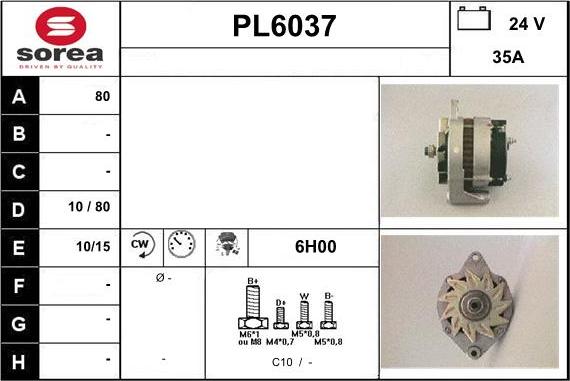 Sera PL6037 - Alternatore autozon.pro