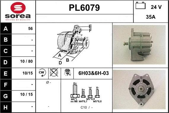 Sera PL6079 - Alternatore autozon.pro