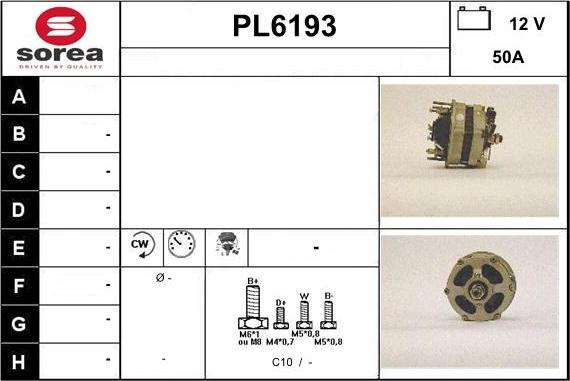 Sera PL6193 - Alternatore autozon.pro