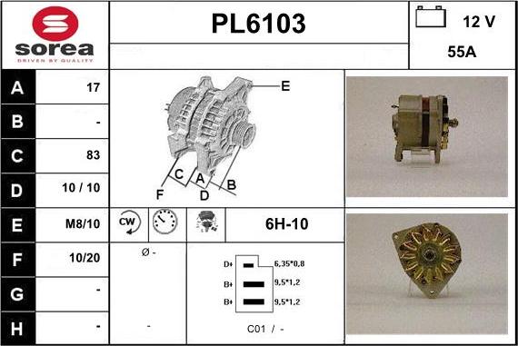 Sera PL6103 - Alternatore autozon.pro