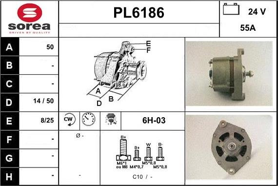 Sera PL6186 - Alternatore autozon.pro