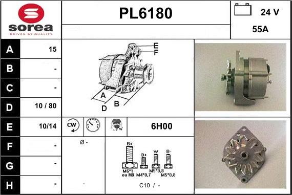 Sera PL6180 - Alternatore autozon.pro