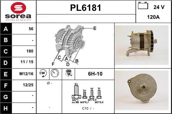 Sera PL6181 - Alternatore autozon.pro