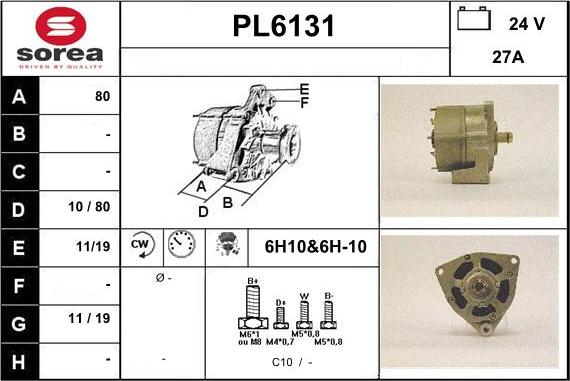 Sera PL6131 - Alternatore autozon.pro