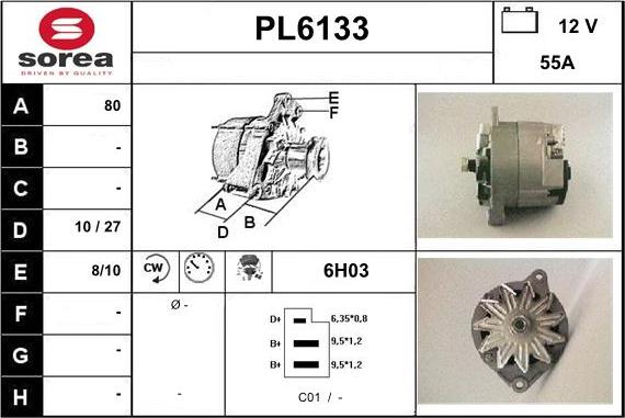 Sera PL6133 - Alternatore autozon.pro