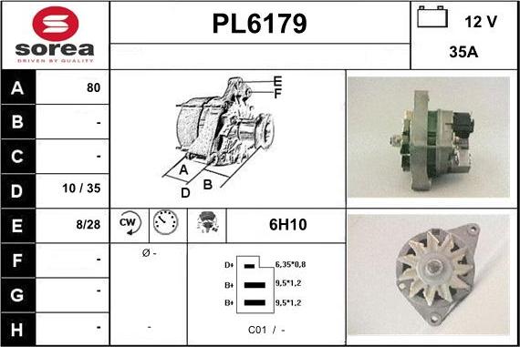 Sera PL6179 - Alternatore autozon.pro