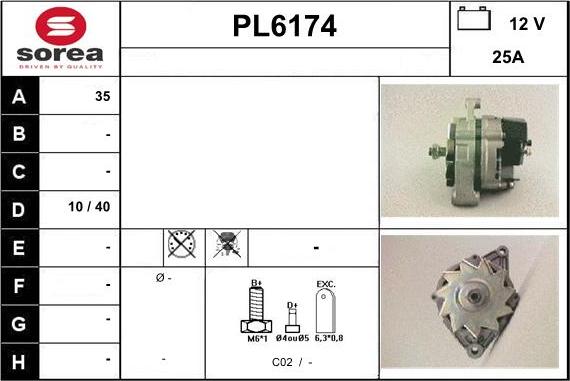 Sera PL6174 - Alternatore autozon.pro