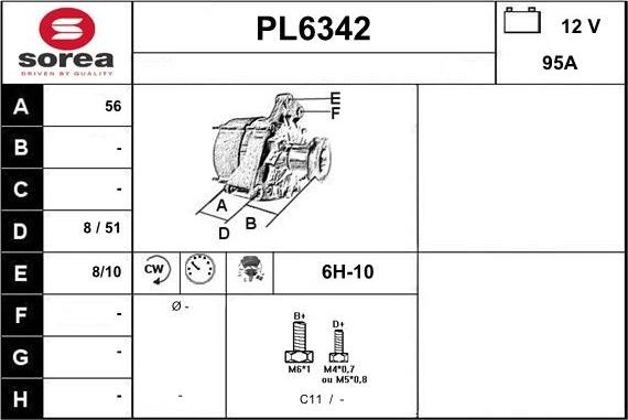 Sera PL6342 - Alternatore autozon.pro