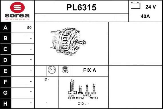 Sera PL6315 - Alternatore autozon.pro