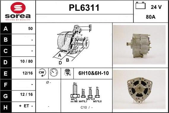 Sera PL6311 - Alternatore autozon.pro