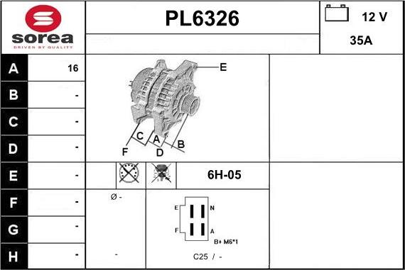 Sera PL6326 - Alternatore autozon.pro