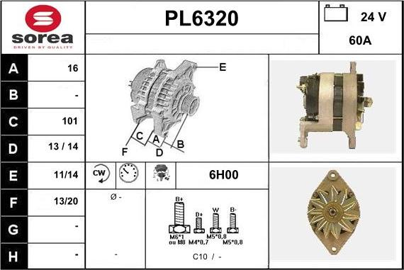 Sera PL6320 - Alternatore autozon.pro