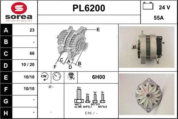 Sera PL6200 - Alternatore autozon.pro