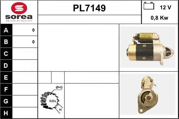 Sera PL7149 - Motorino d'avviamento autozon.pro