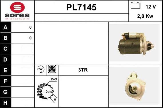 Sera PL7145 - Motorino d'avviamento autozon.pro