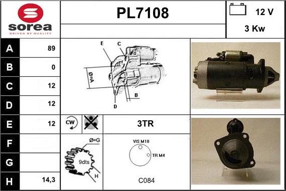 Sera PL7108 - Motorino d'avviamento autozon.pro