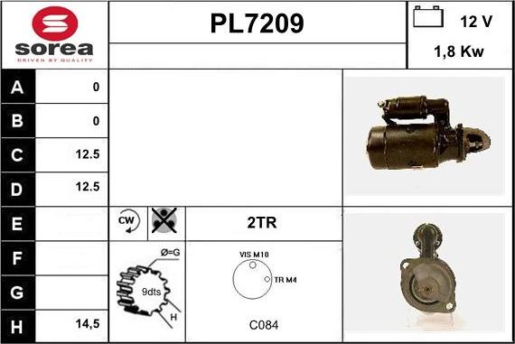 Sera PL7209 - Motorino d'avviamento autozon.pro